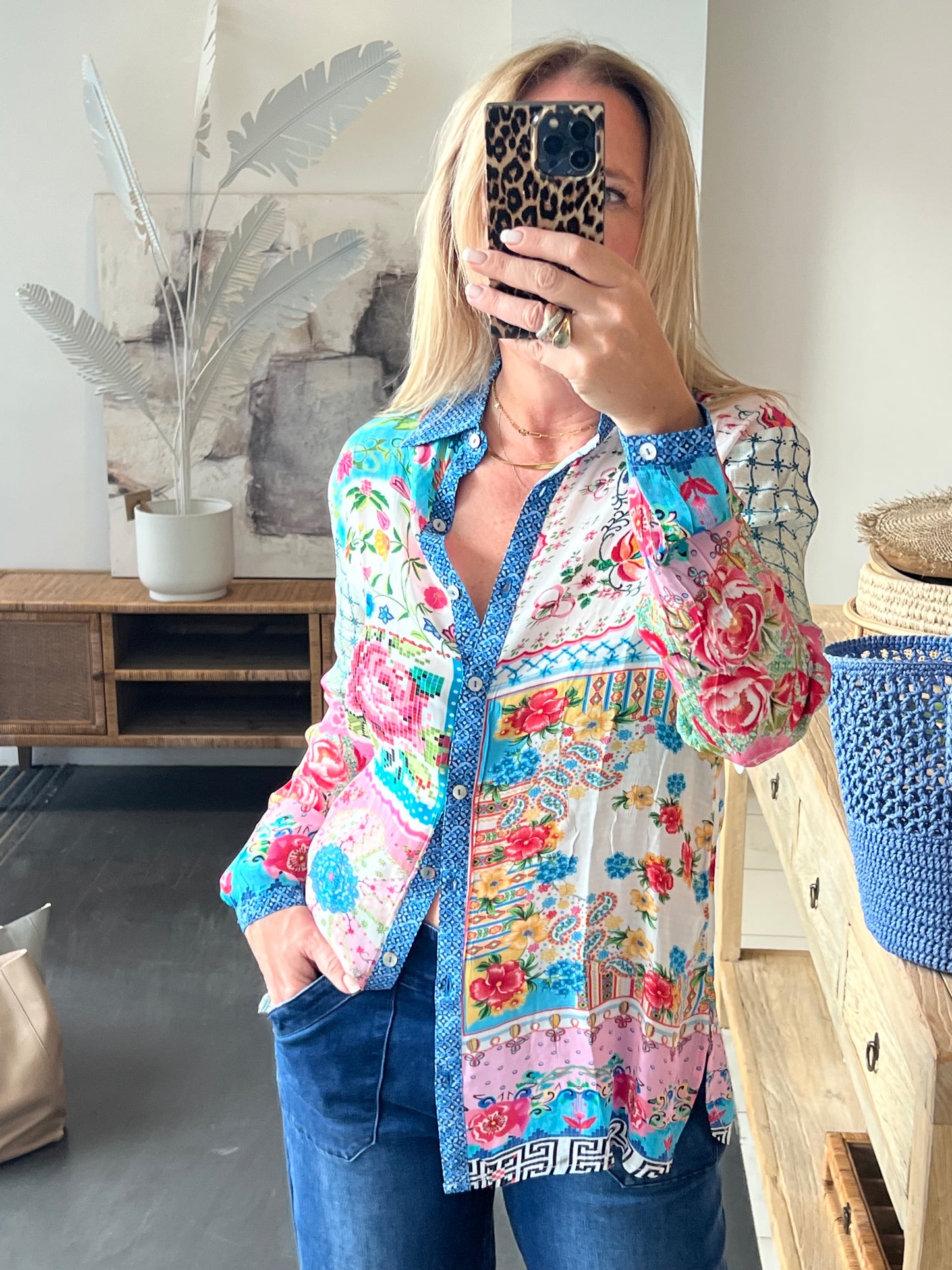 Slinky Resort Shirt - multi
