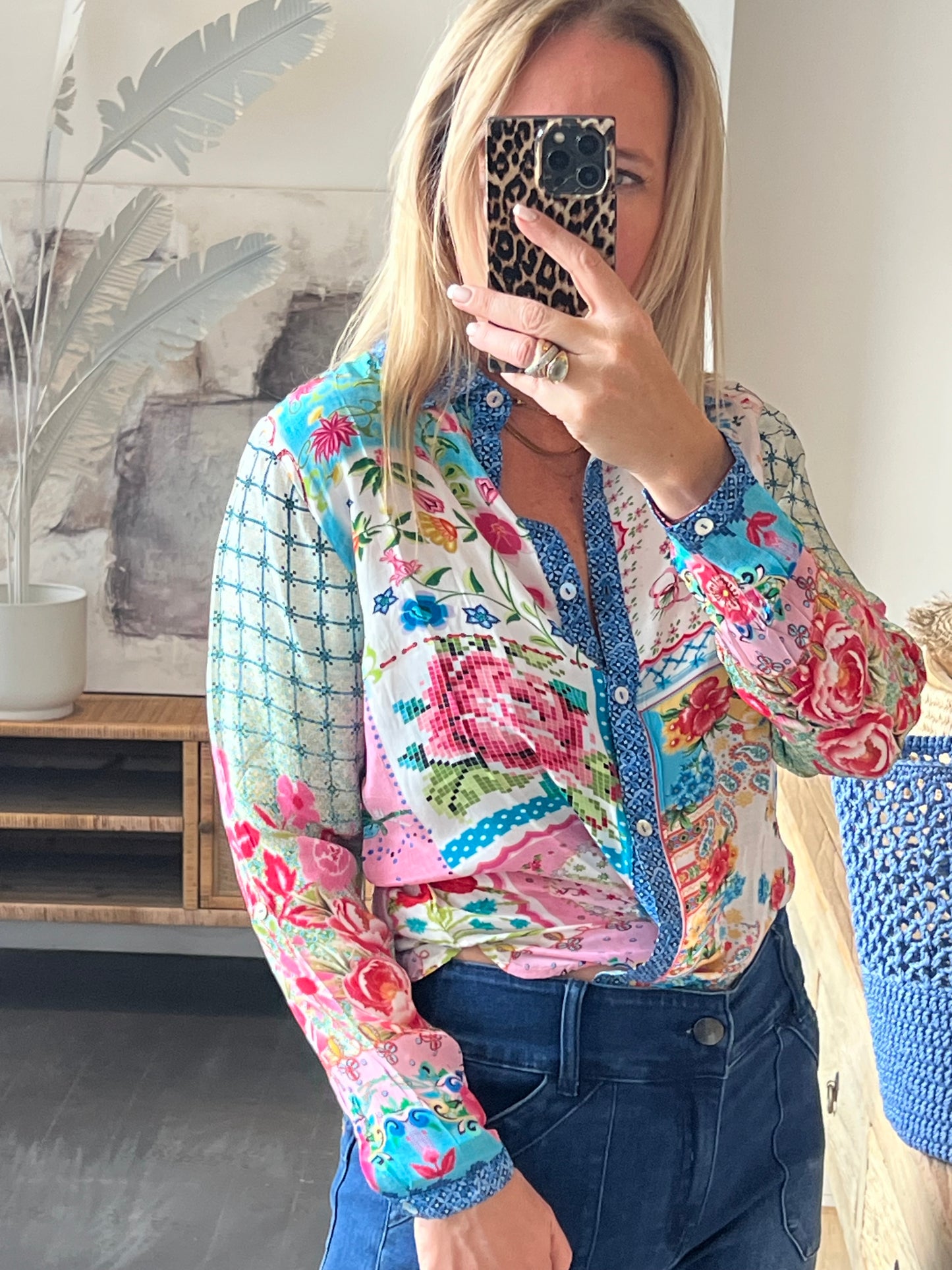 Slinky Resort Shirt - multi