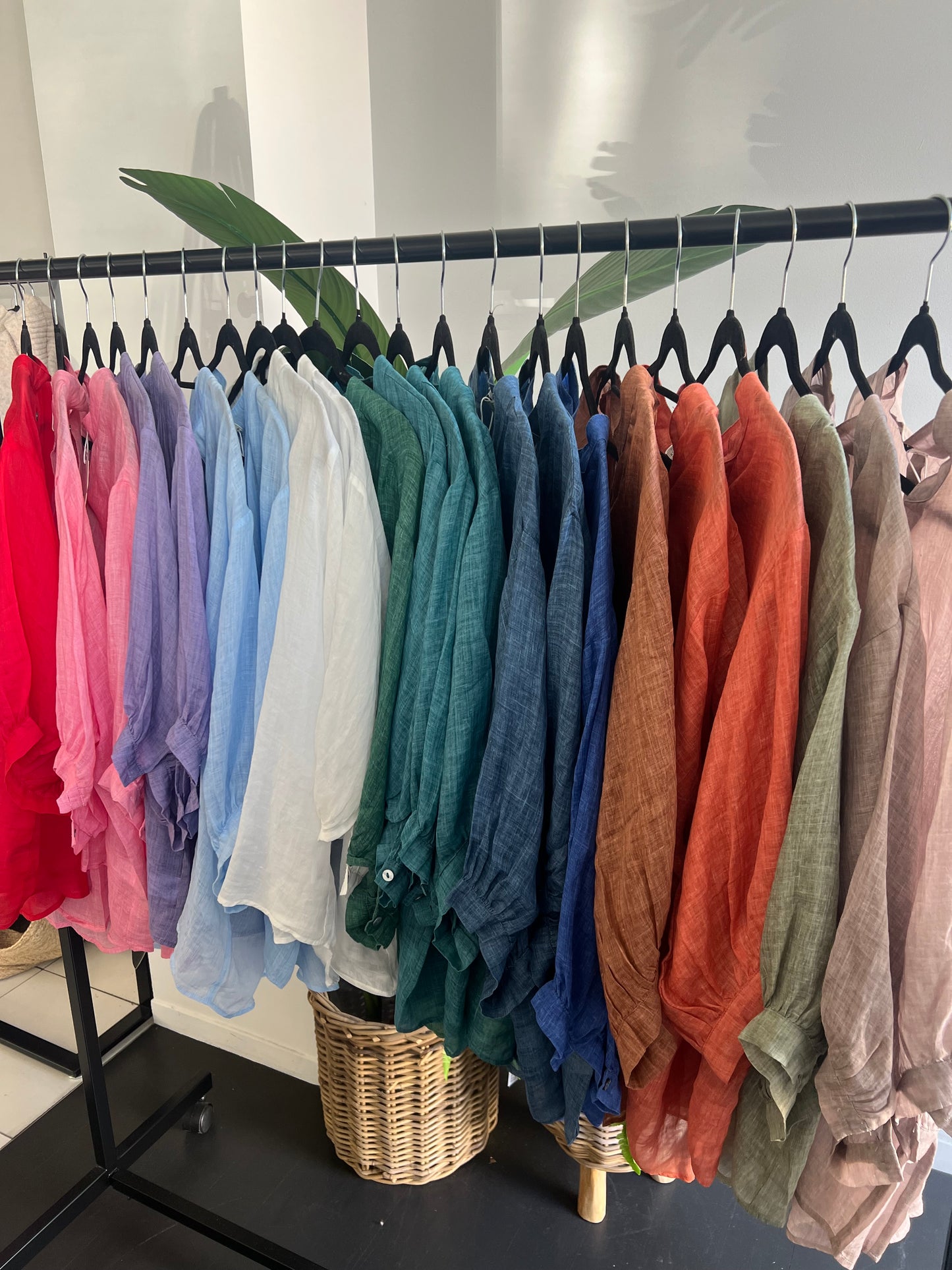Linen Travel Shirt - choose your colour