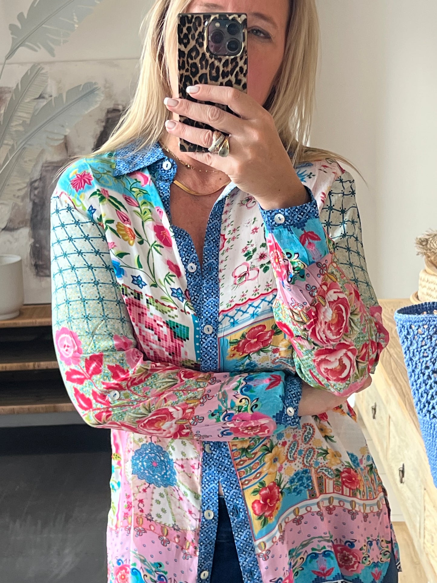 Slinky Resort Shirt - multi