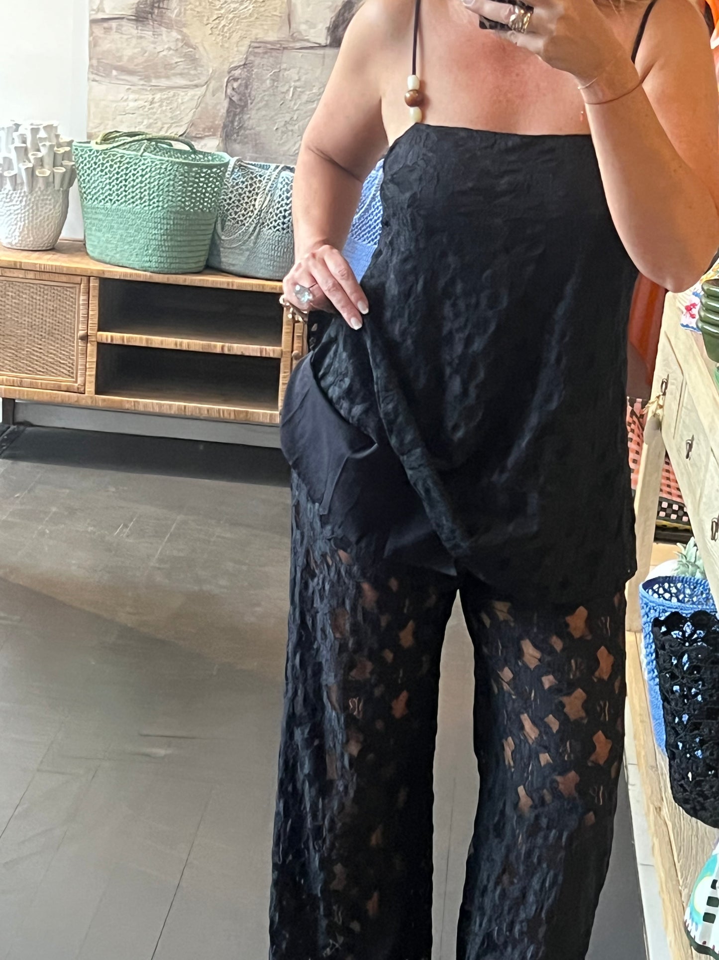 Lace Top & Pant 2 piece Set