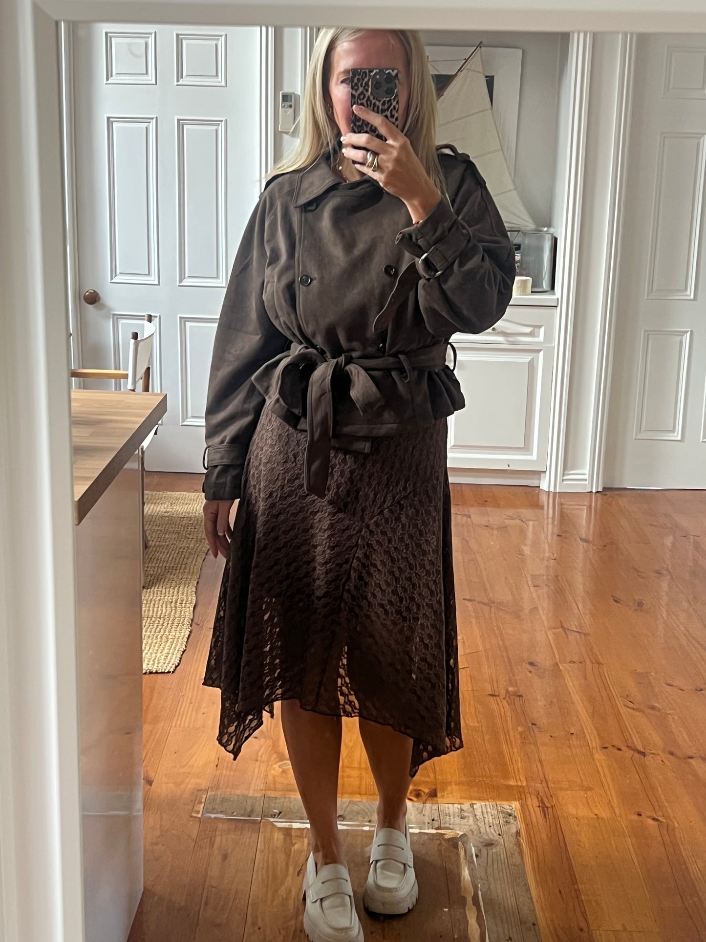 Cropped Trench Jacket