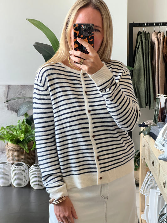 Basics -Stripe Knit Sweater