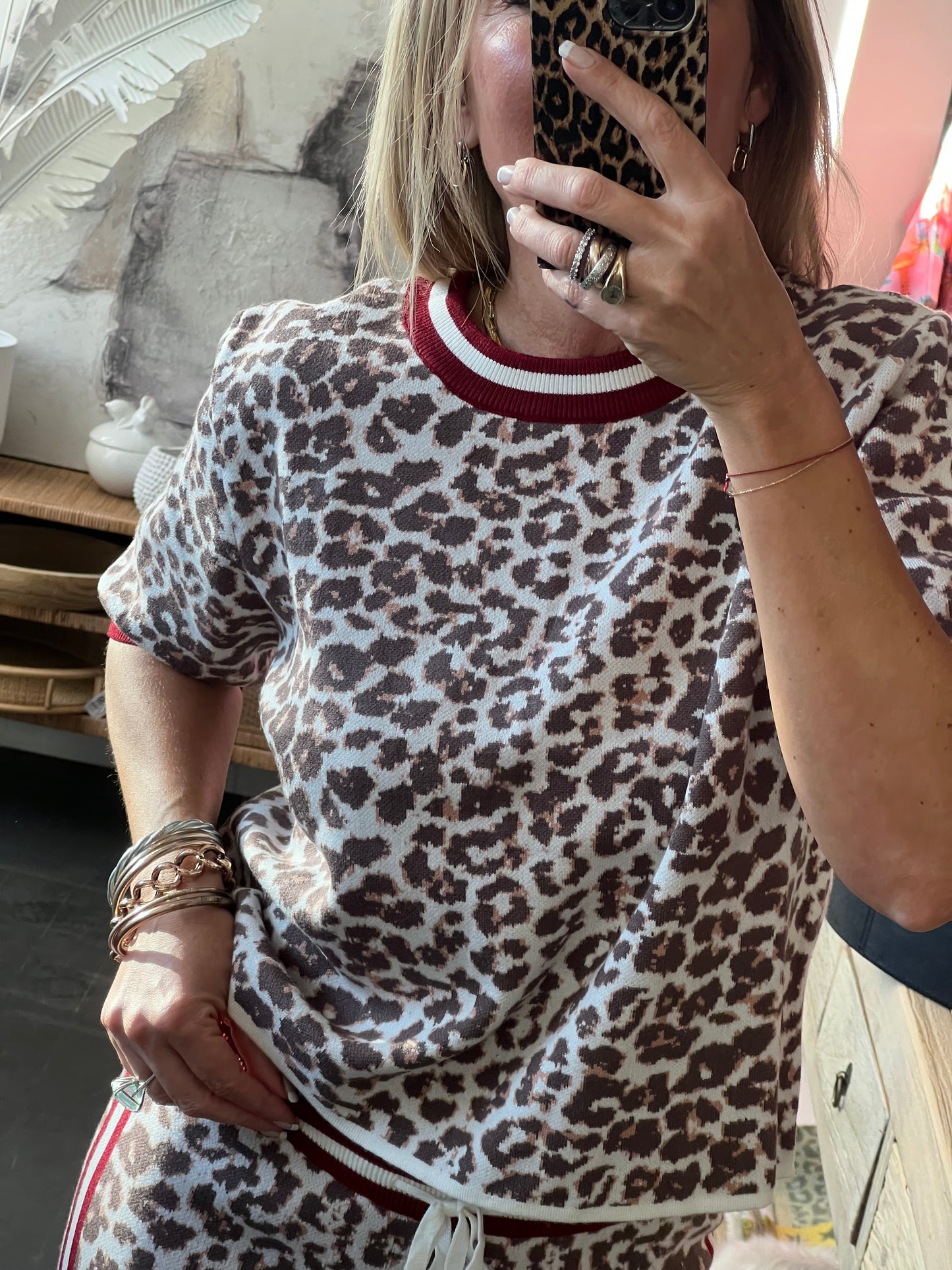 Luxe Leopard Knit Top