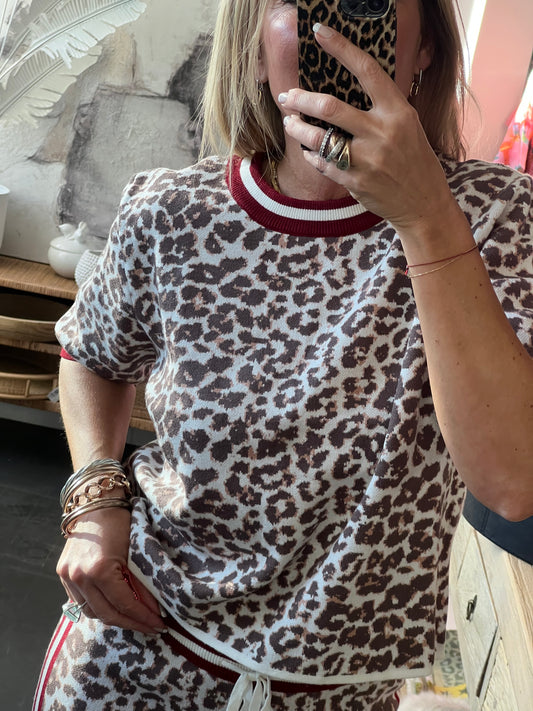 Luxe Leopard Knit Top
