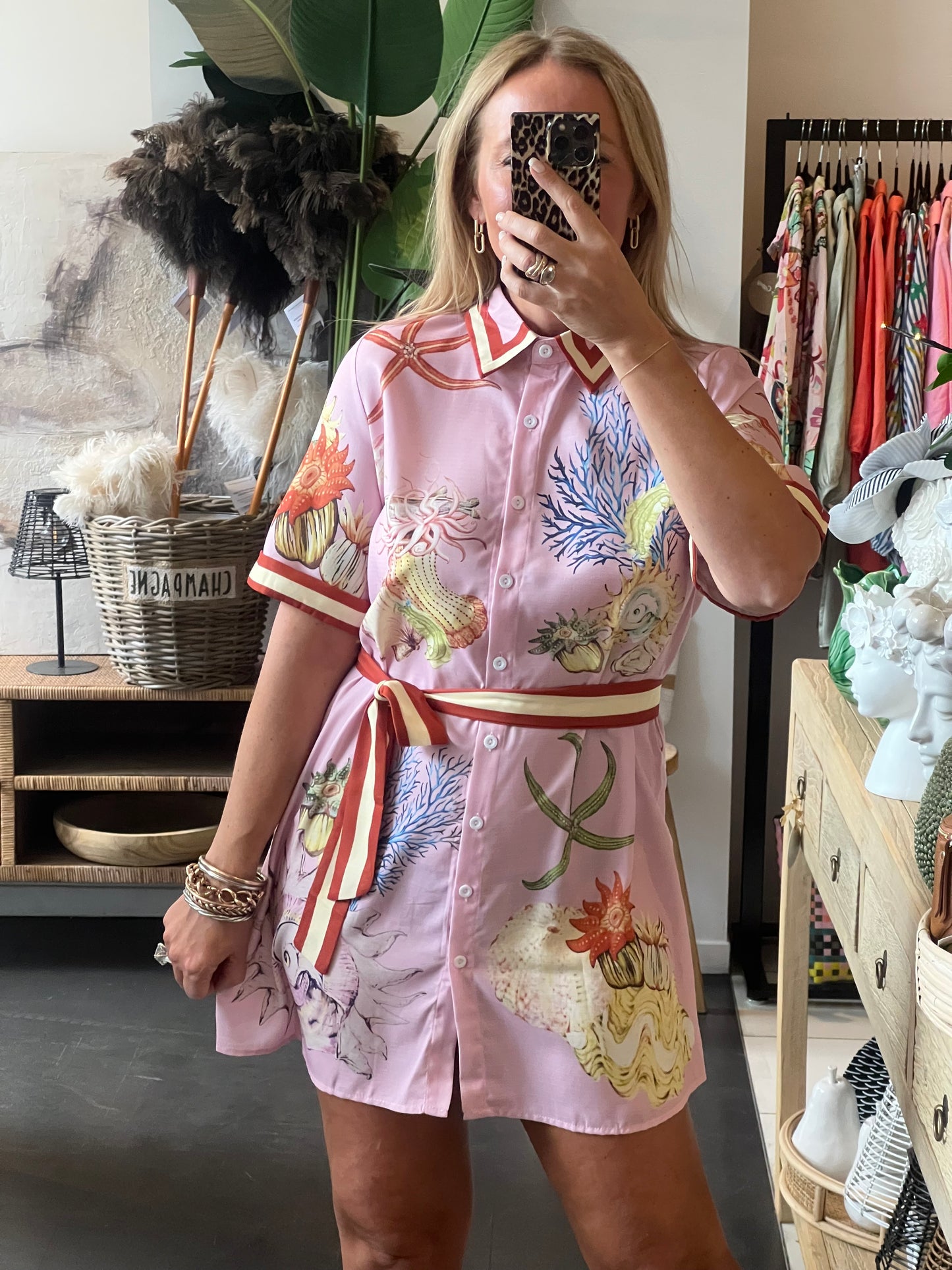 Atlantic Mini Shirt Dress