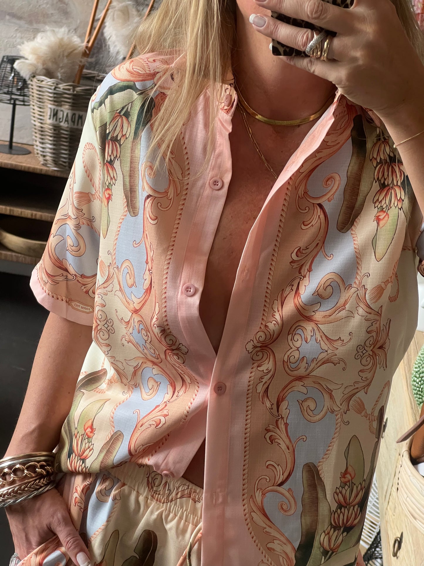 Positano Shirt & Shorts Set