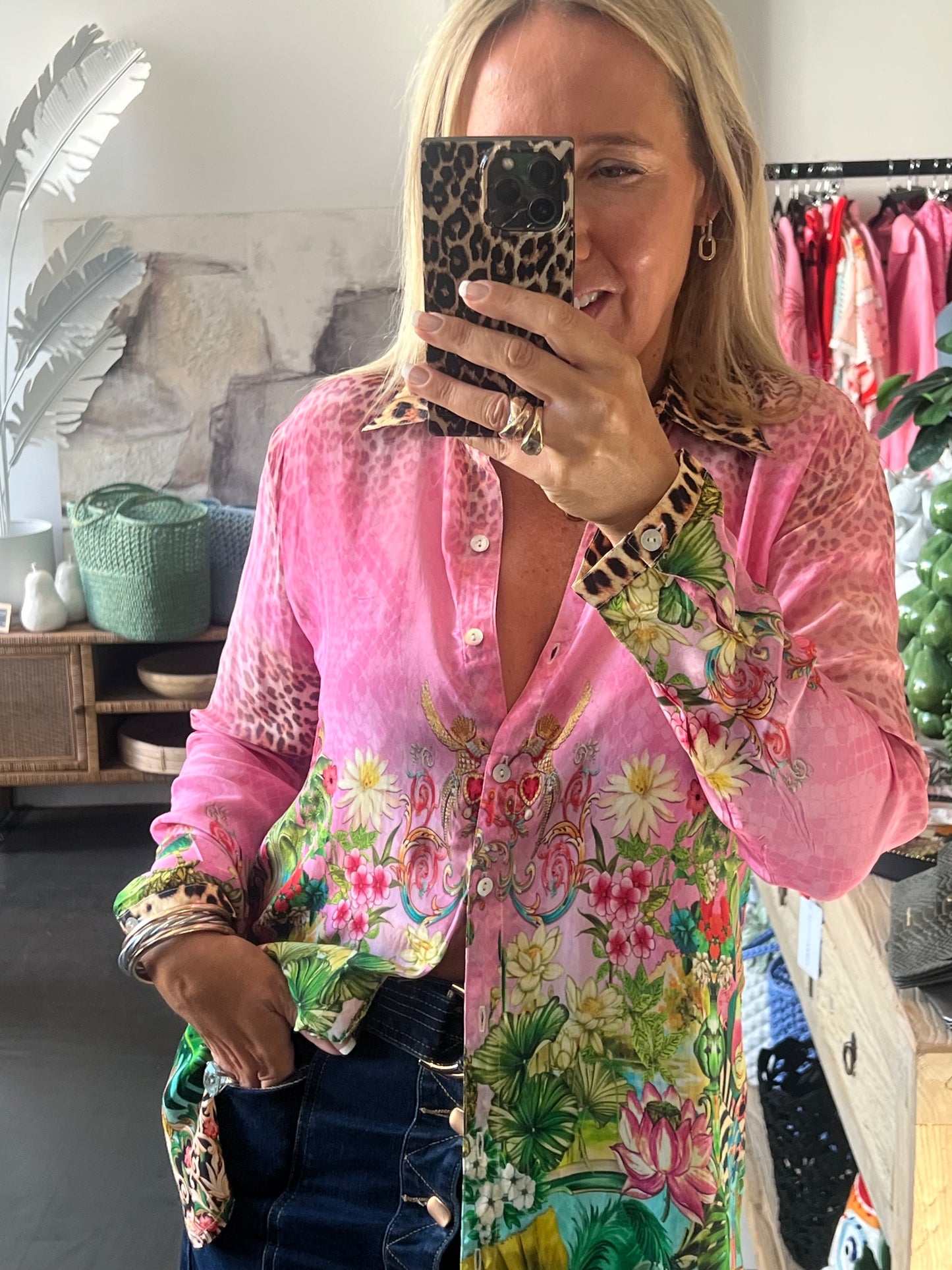 Slinky Resort Shirt - pink