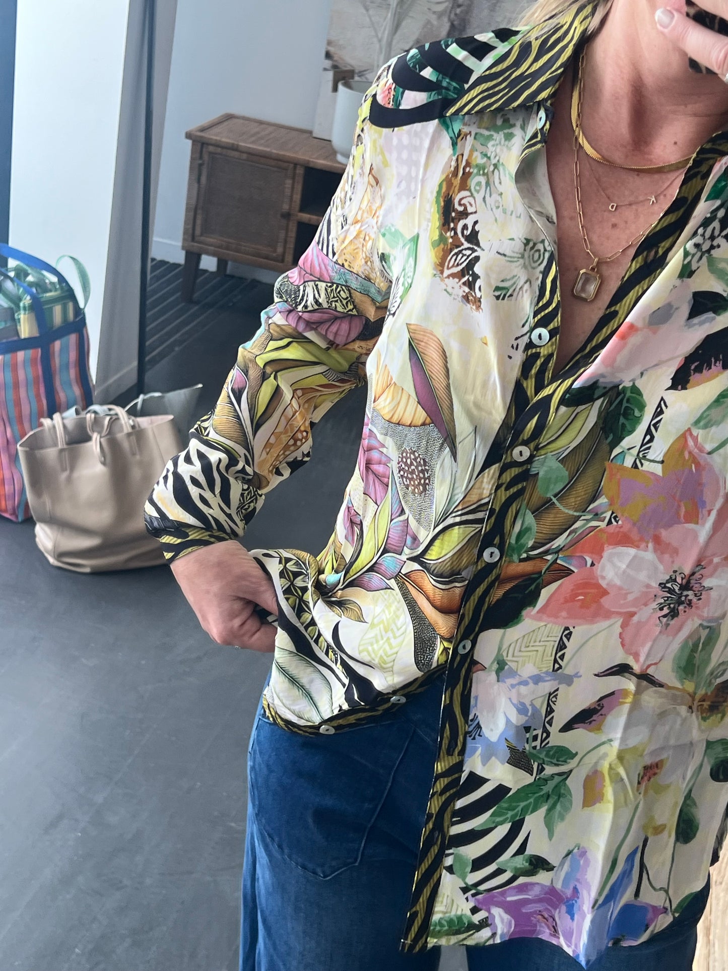 Slinky Resort Shirt - chartreuse
