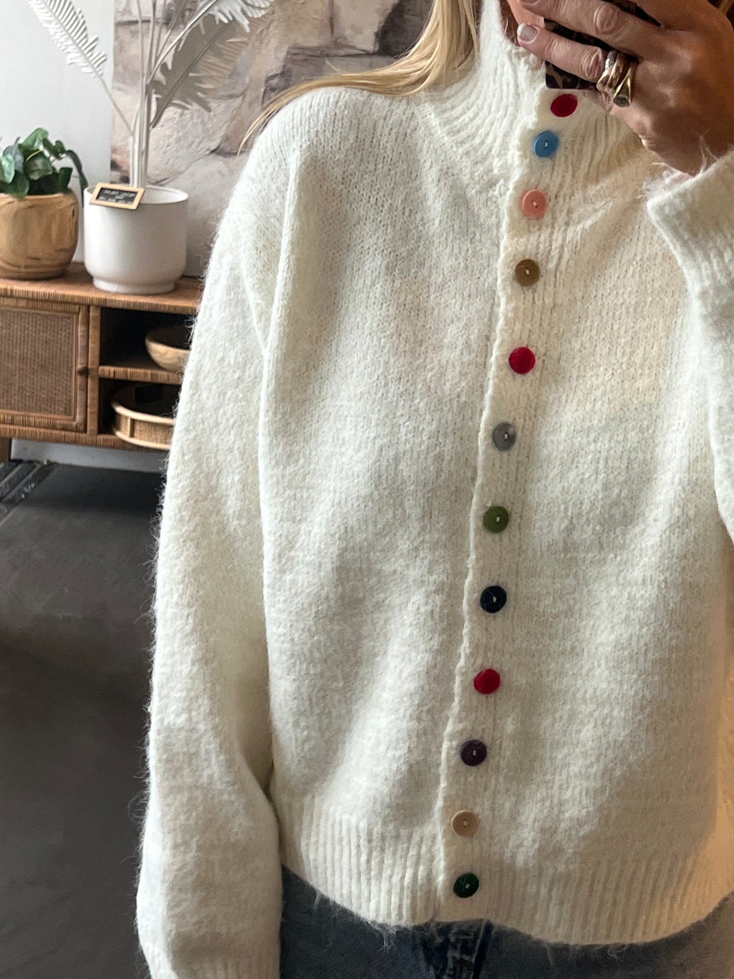 Button Cardi Knit