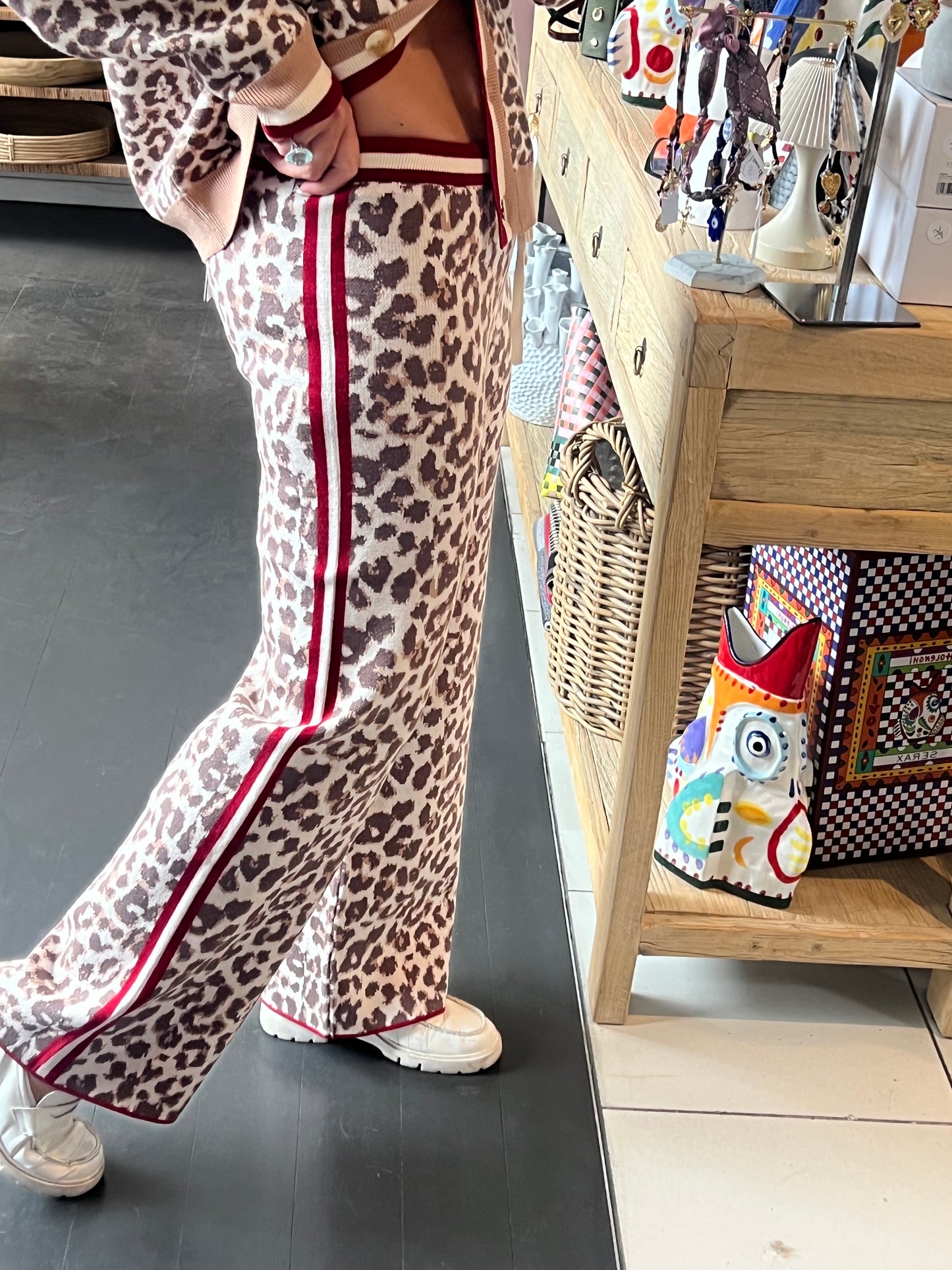 Luxe Leopard Knit Pants