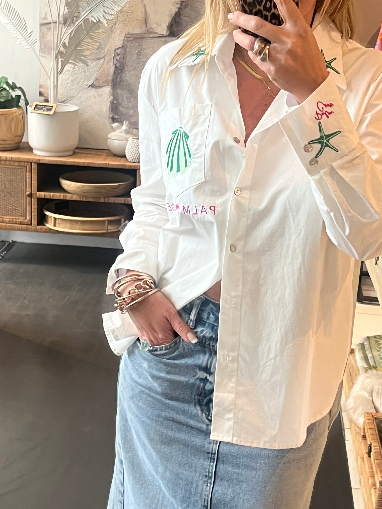 Sea Shells Shirt - green