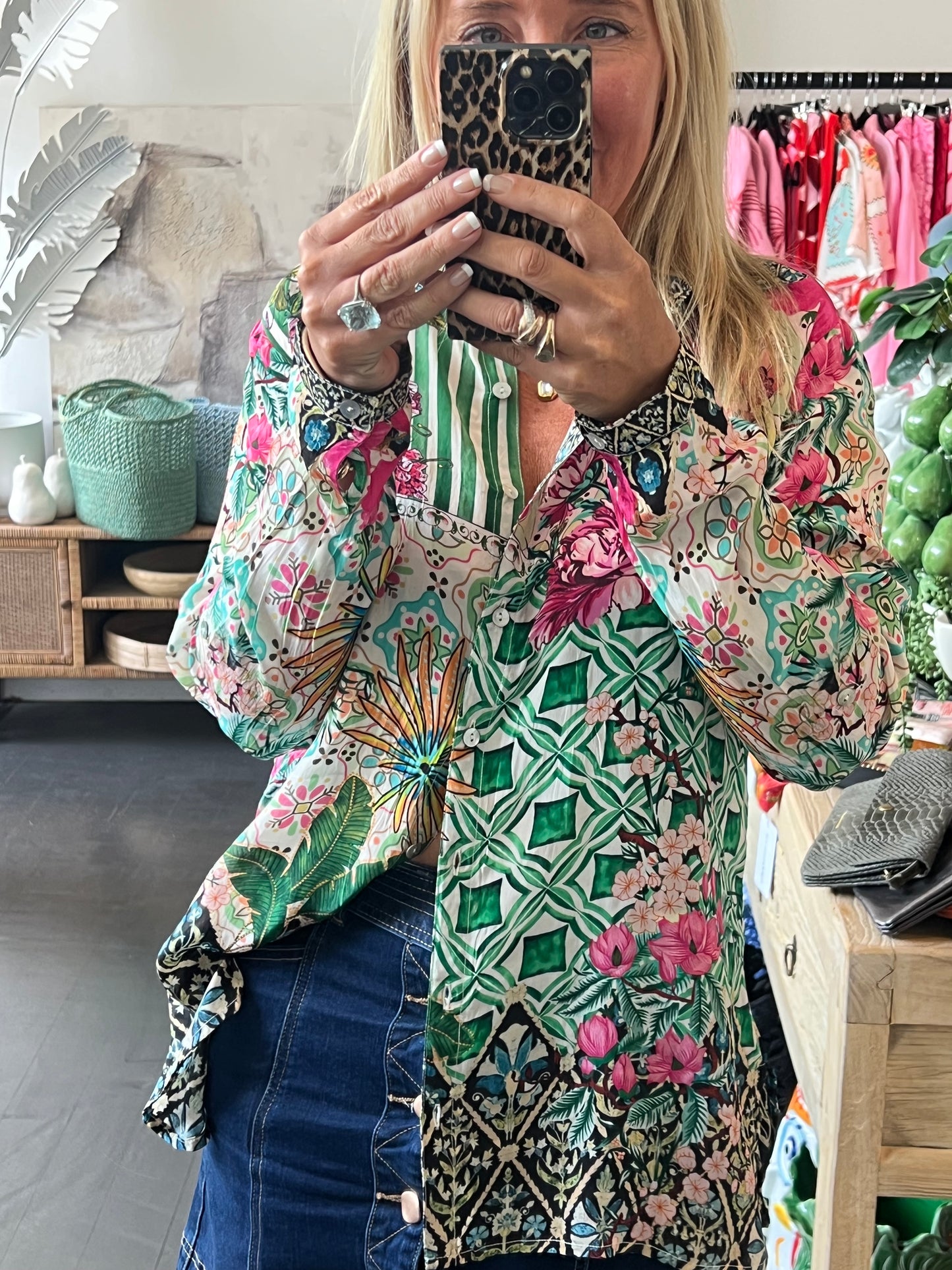 Slinky Resort Shirt - green