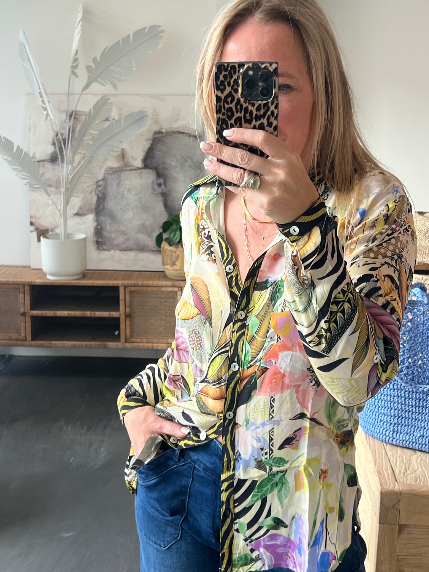 Slinky Resort Shirt - chartreuse