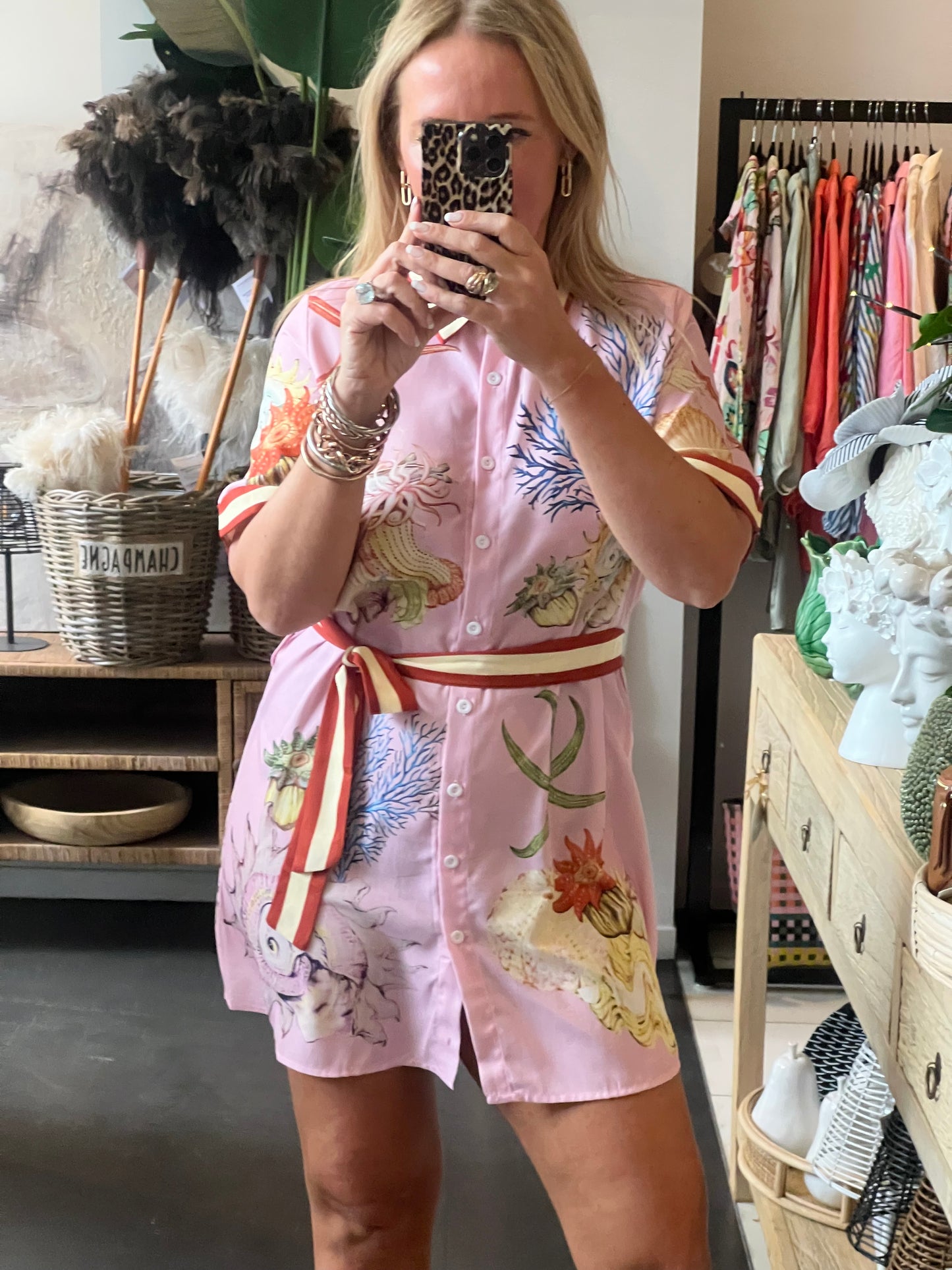 Atlantic Mini Shirt Dress