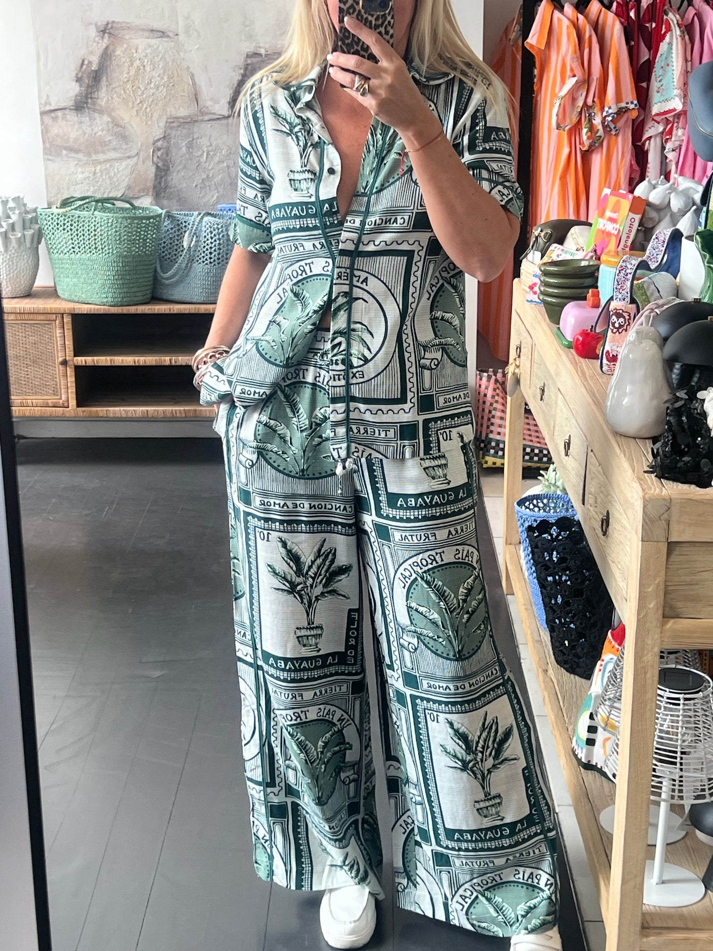 Costa Rica Linen Shirt & Pant Set