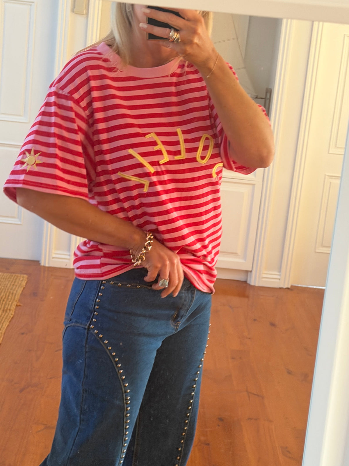 Soliel T-Shirt - red & pink