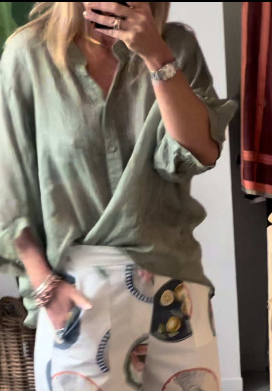 Linen Travel Shirt - choose your colour