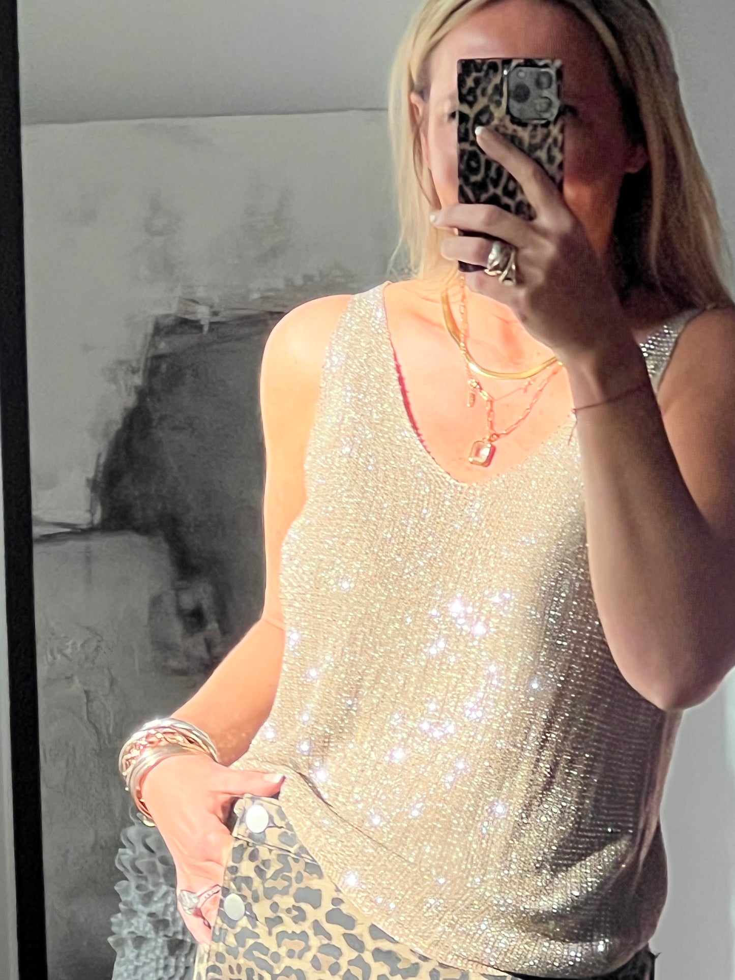 Twinkle Tank - gold
