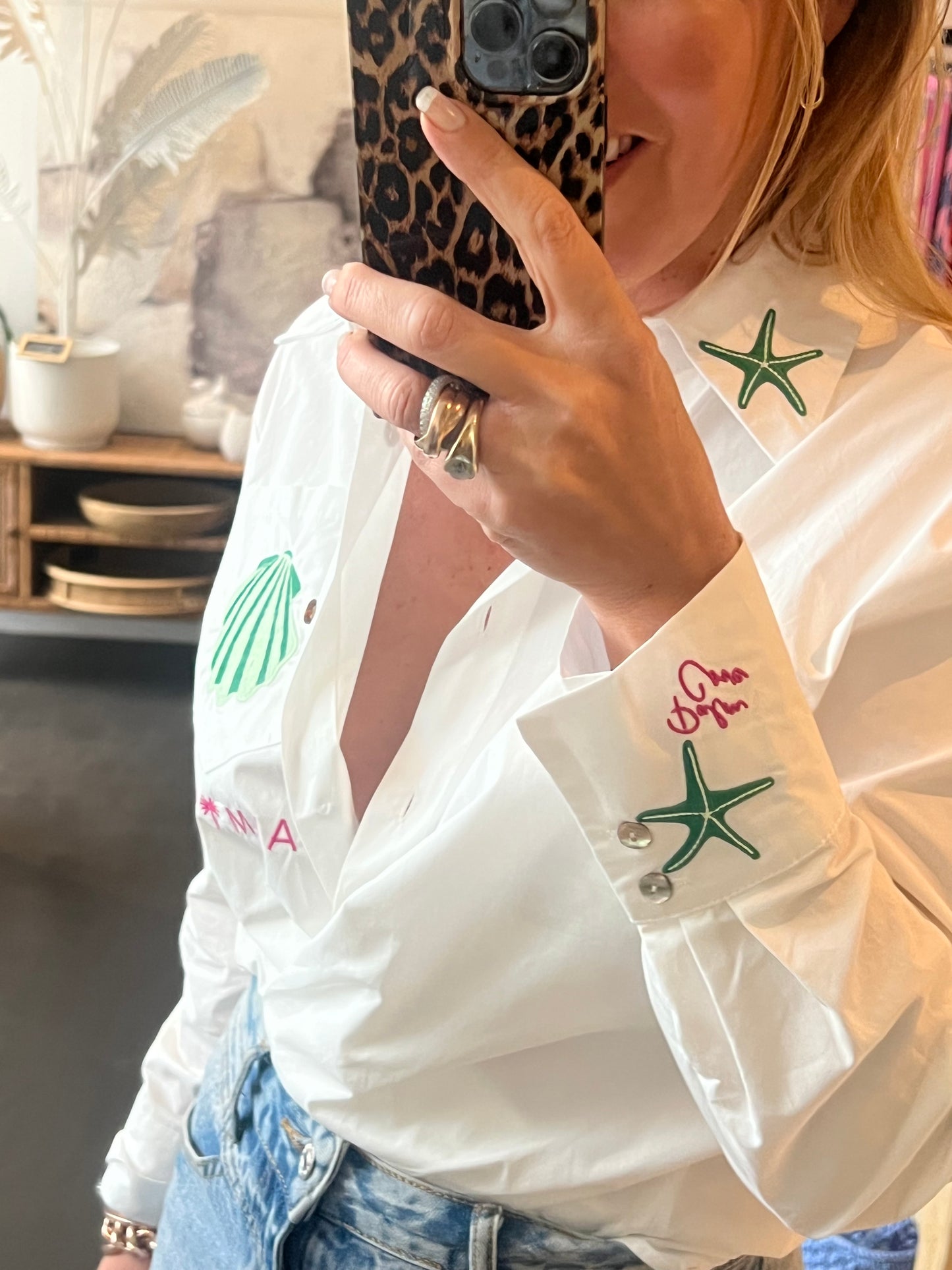 Sea Shells Shirt - green