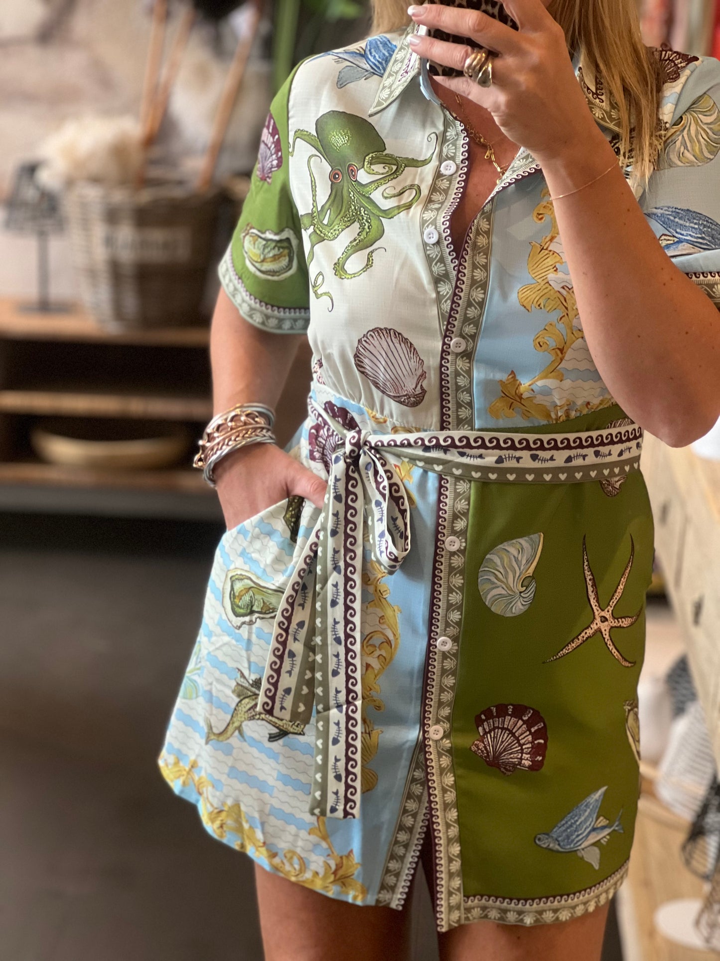 La Mer Mini Shirt Dress