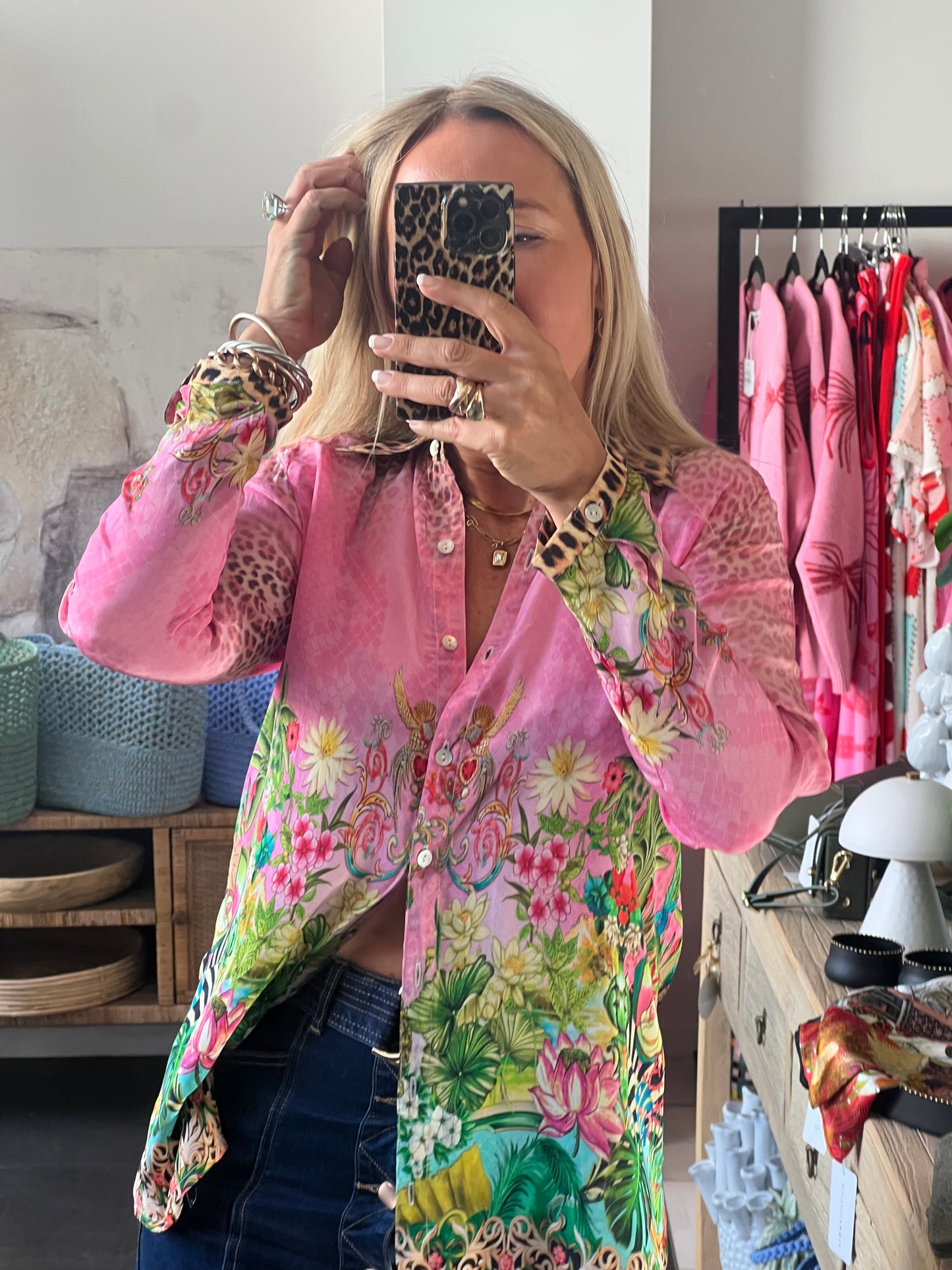 Slinky Resort Shirt - pink