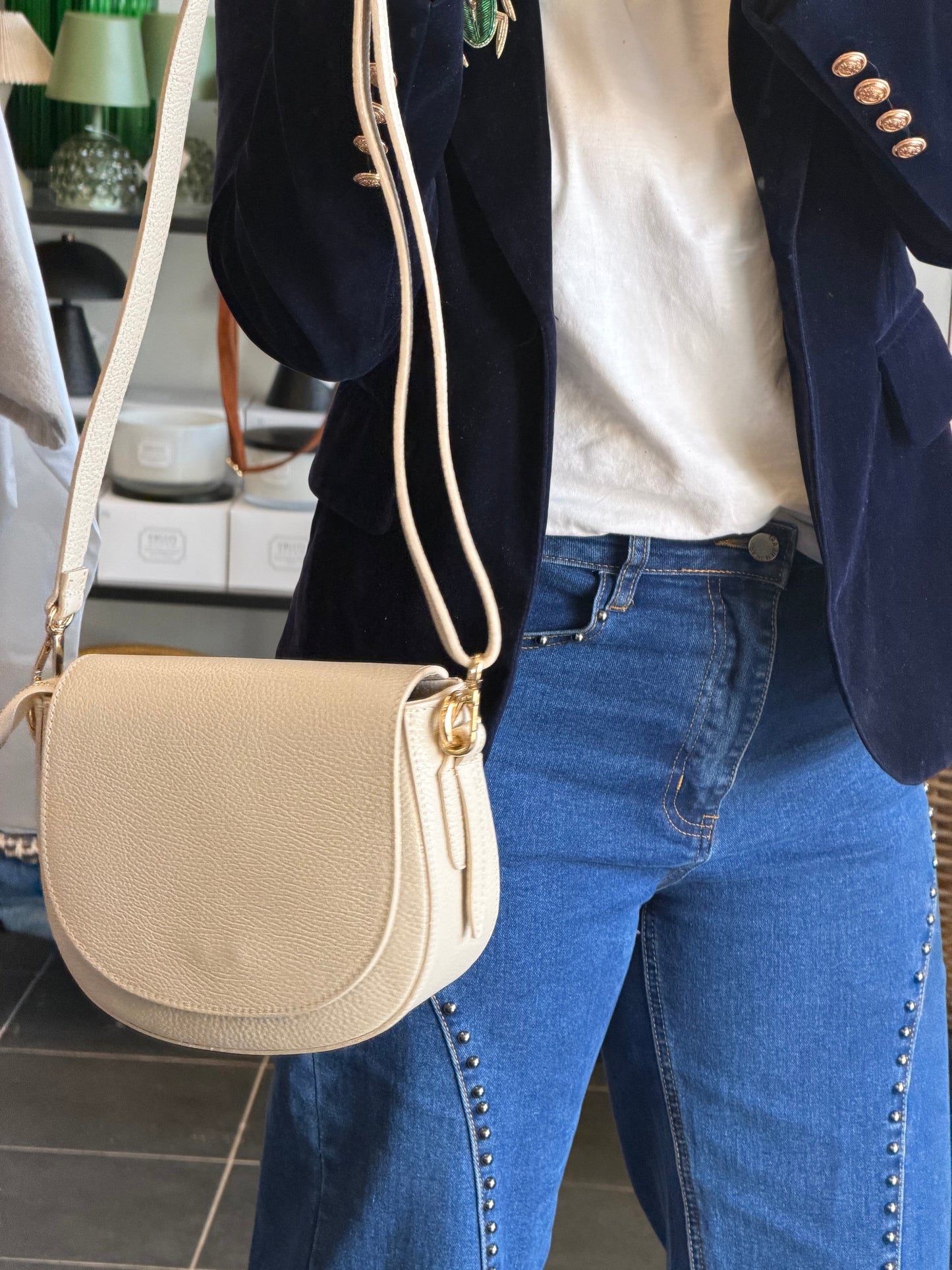 Maison FANLI Leather Gabrielle bag