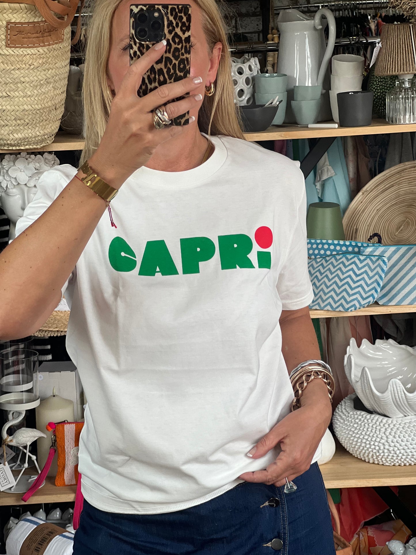 Capri Tee green - Little Palma