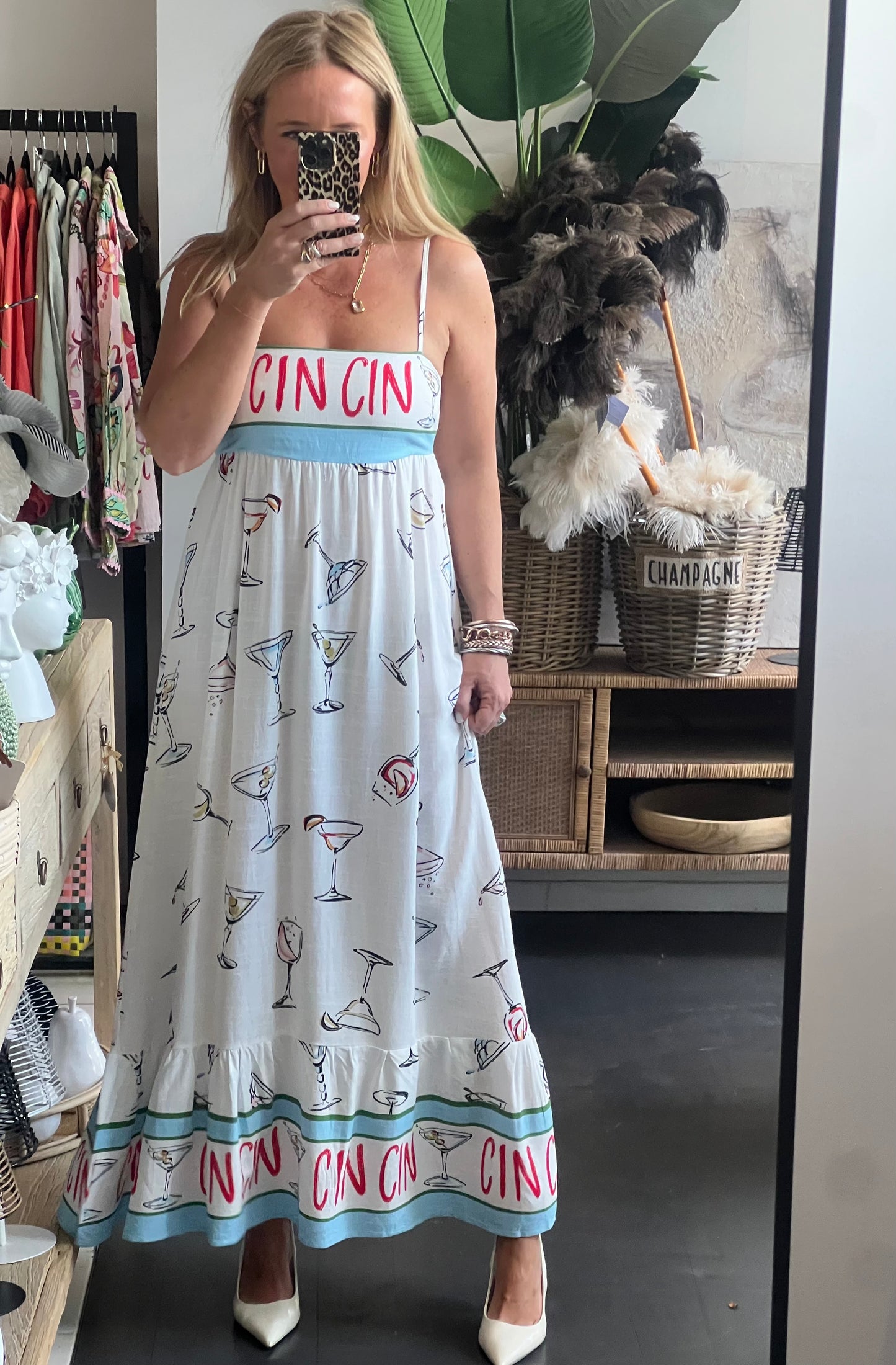 Cin Cin Maxi Strappy Dress