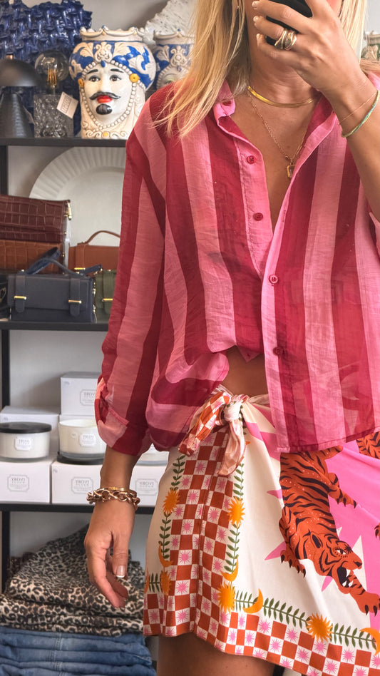 Stripe Shirt - pink & berry by Have One