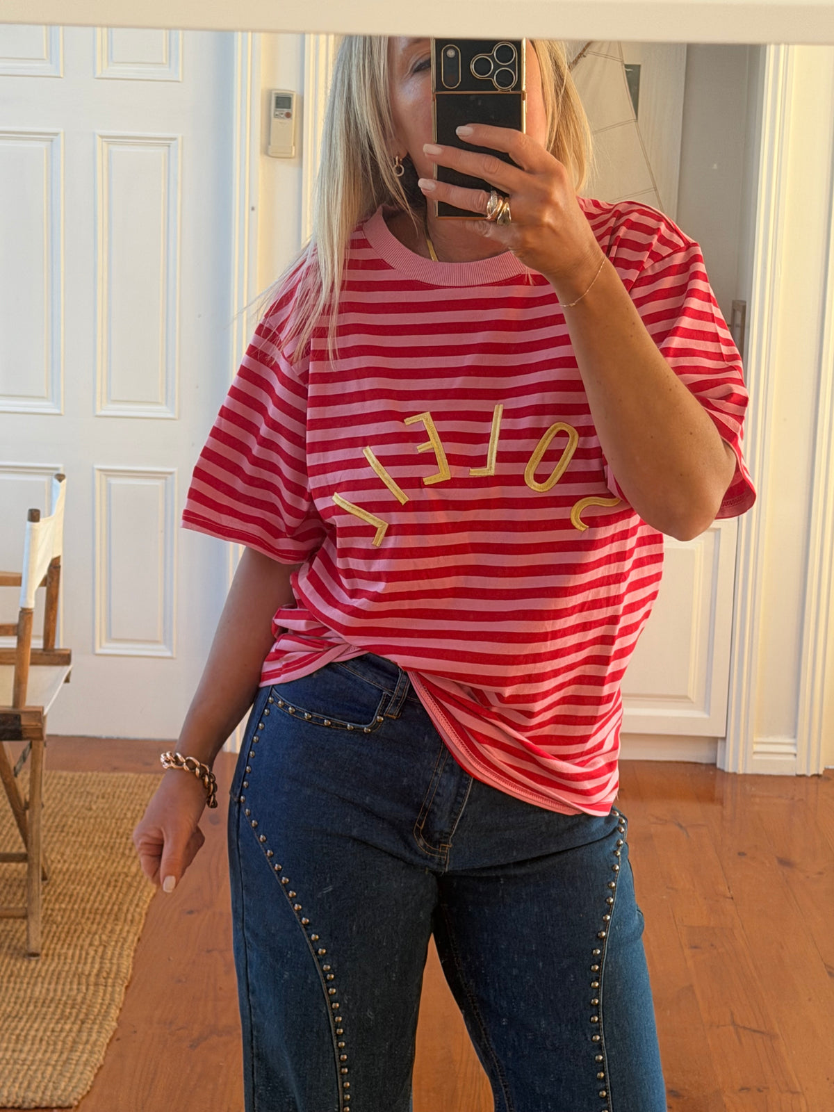 Soliel T-Shirt - red & pink