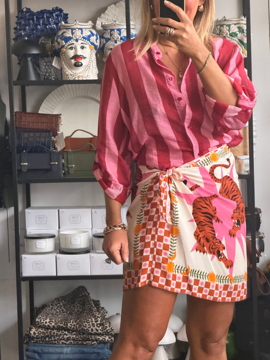 Mini Wrap Skirt- pink by Have One