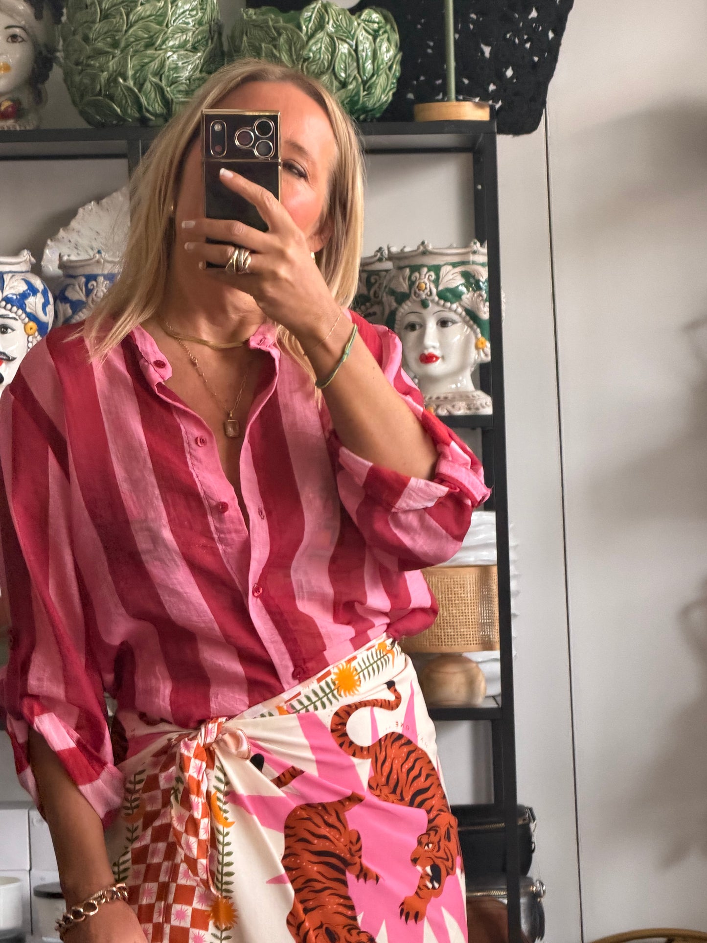 Stripe Shirt - pink & berry by Have One
