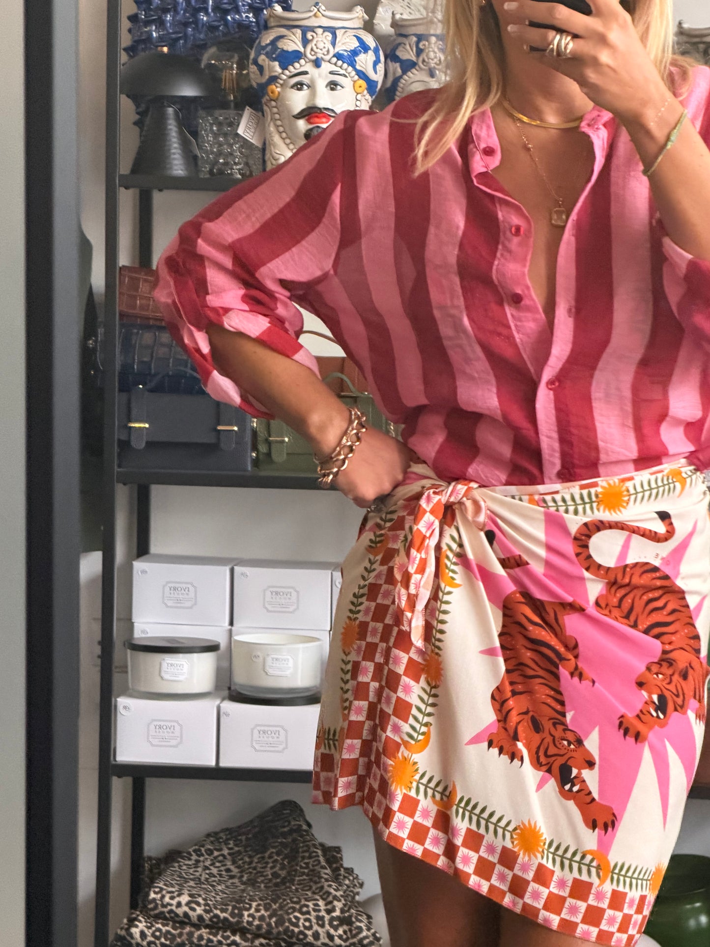 Stripe Shirt - pink & berry by Have One