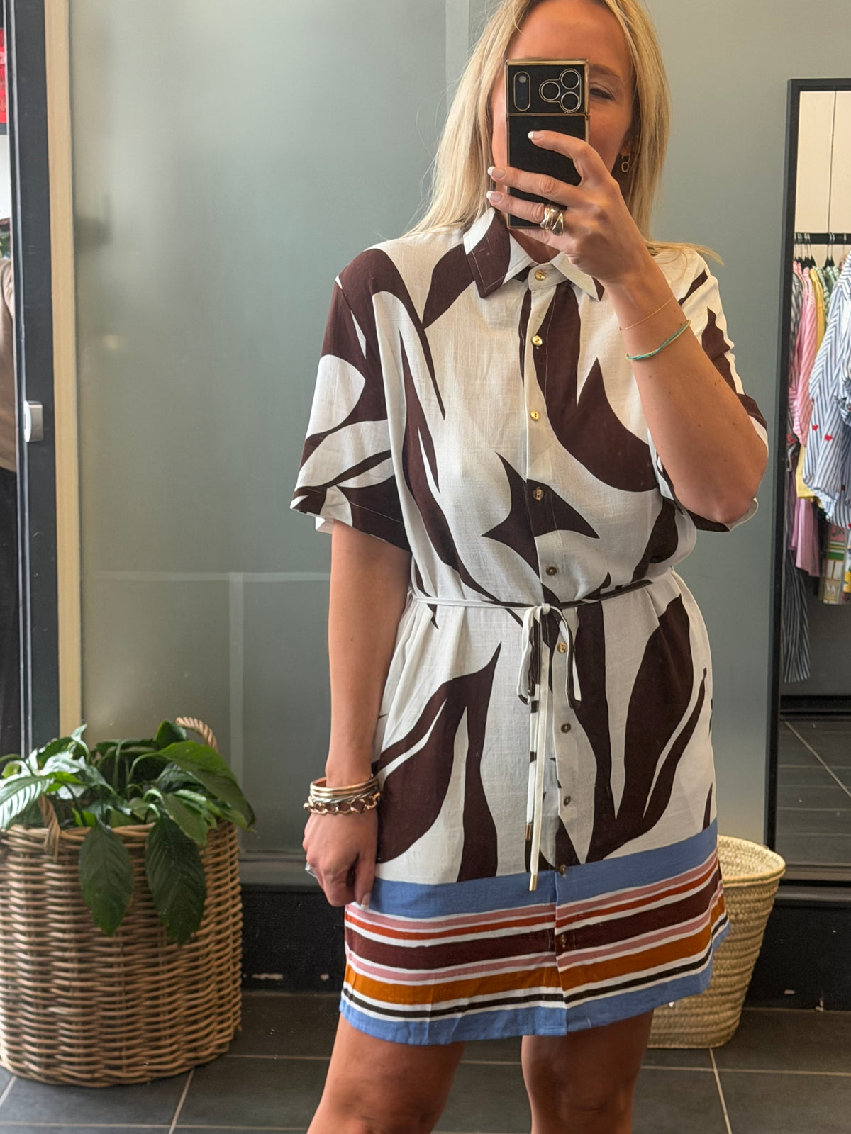Linen Shirt Dress
