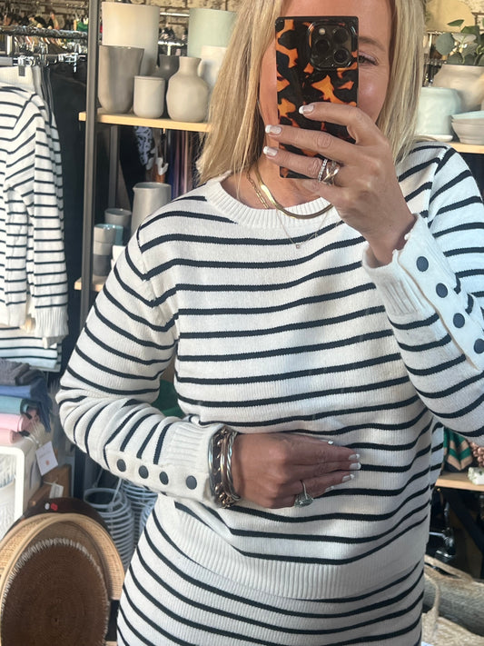 Stripe Knit Sweater