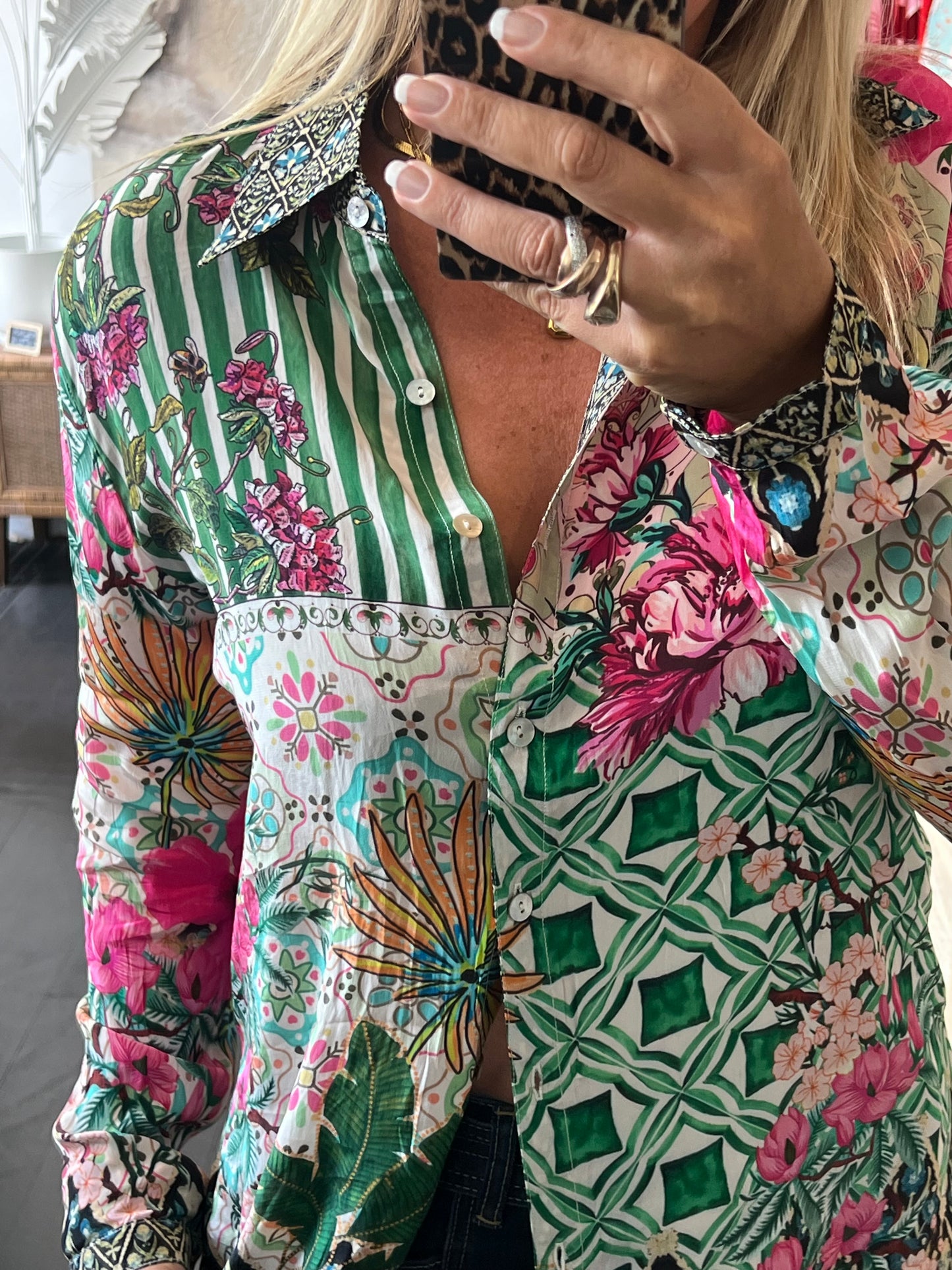 Slinky Resort Shirt - green