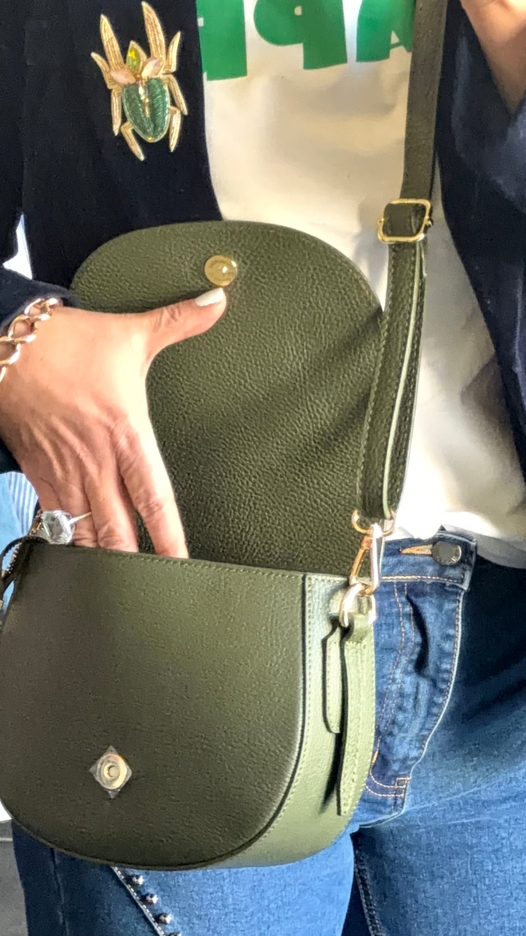 Maison FANLI Leather Gabrielle bag