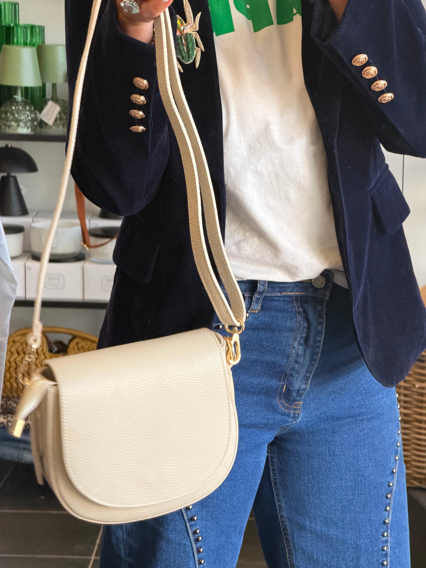 Maison FANLI Leather Gabrielle bag