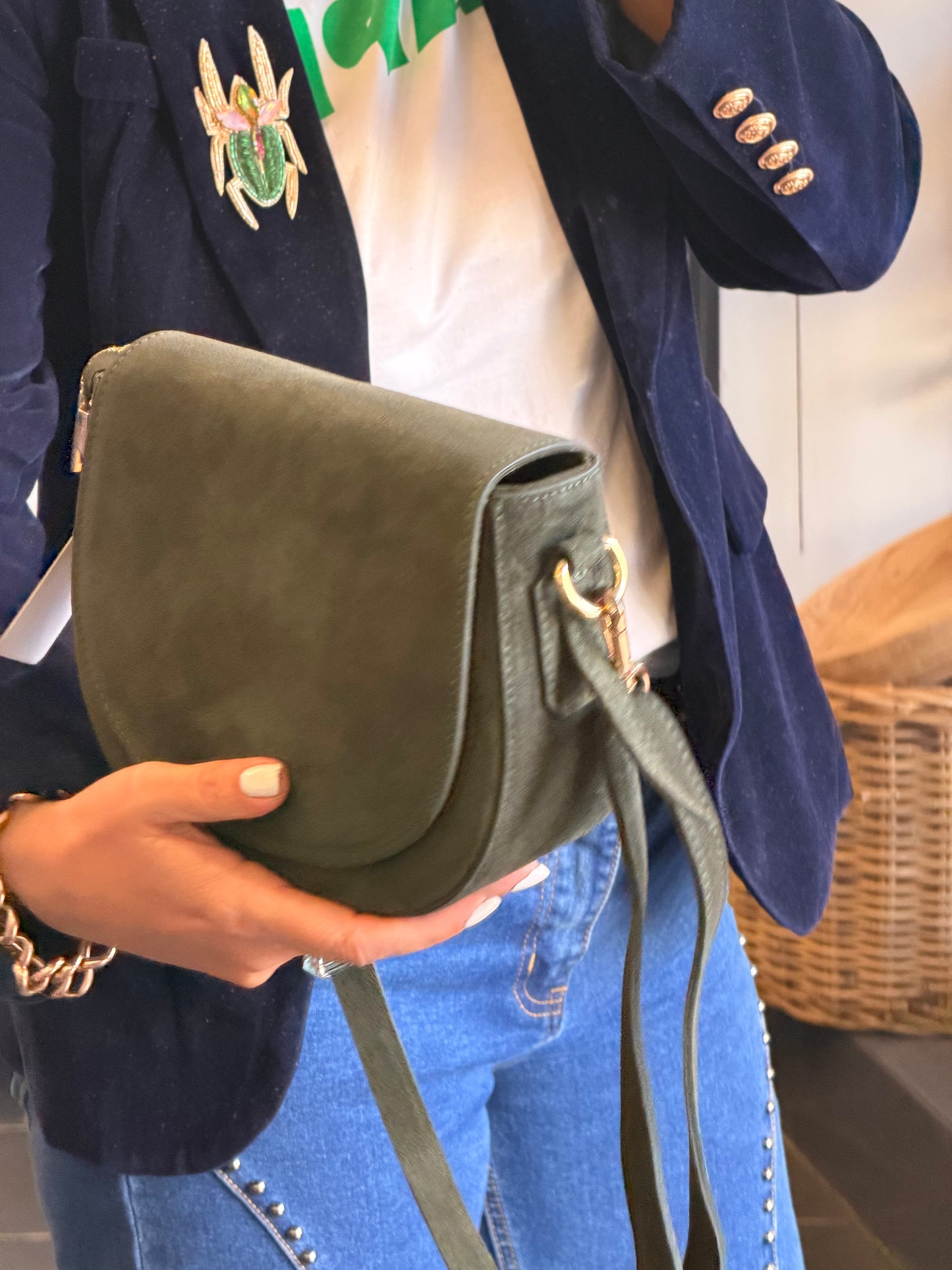 Maison FANLI Leather Gabrielle bag