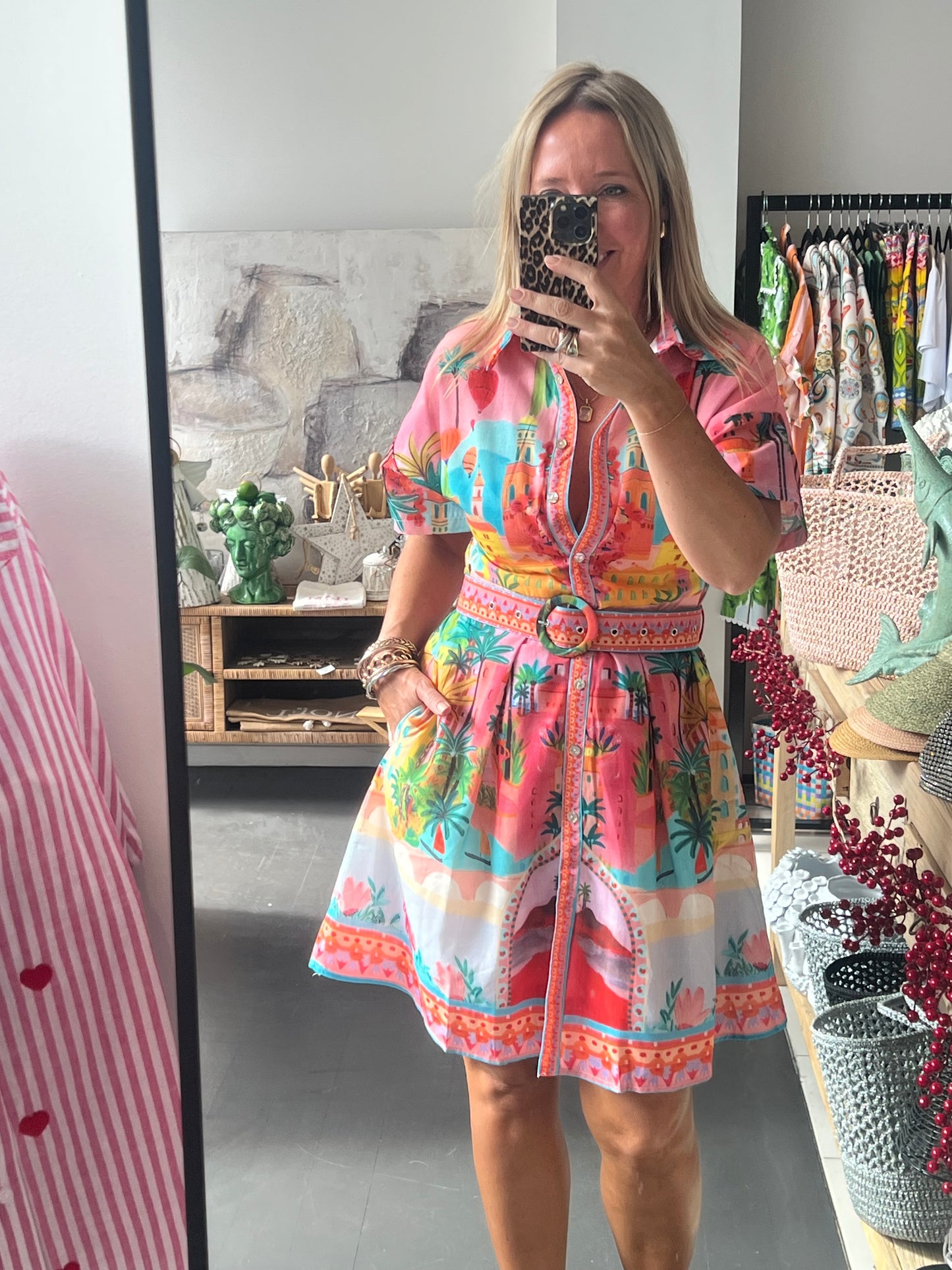 Up Up & Away! Shirt Dress