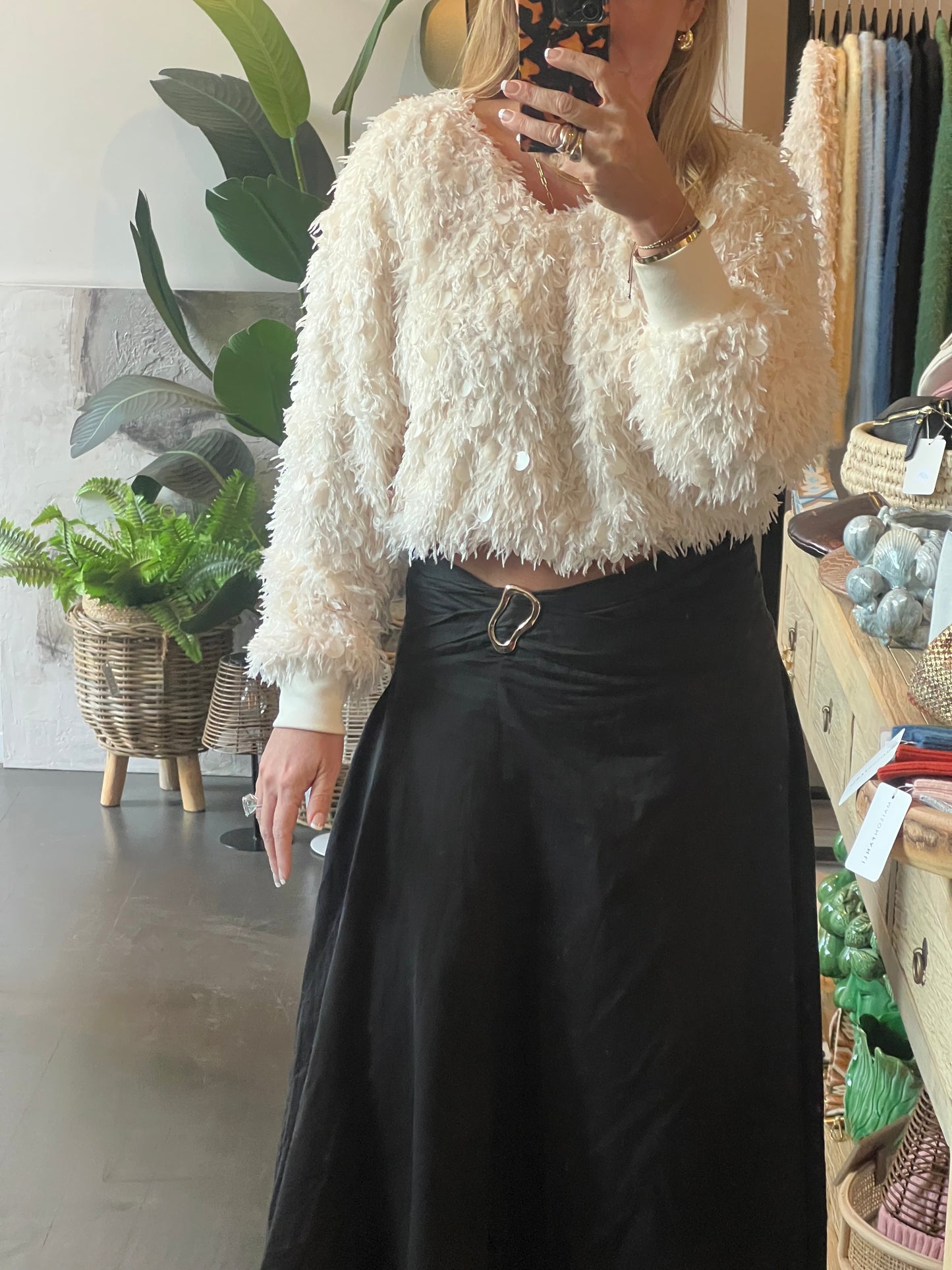 Shimmer & Shake Sequin Top