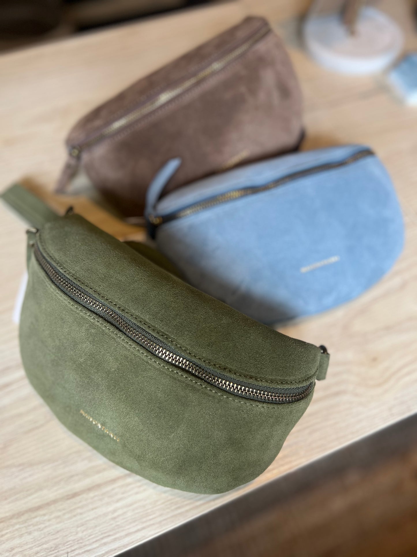 Maison FANLI leather cross body bum bag