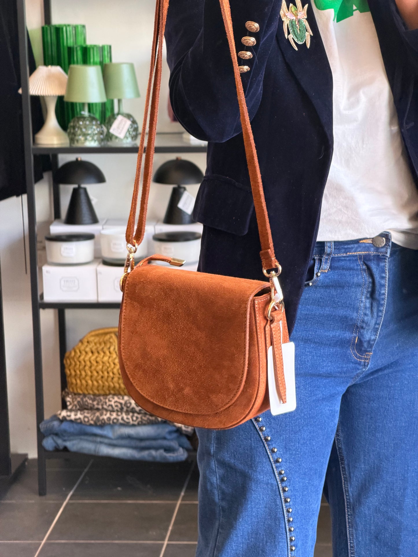 Maison FANLI Leather Gabrielle bag