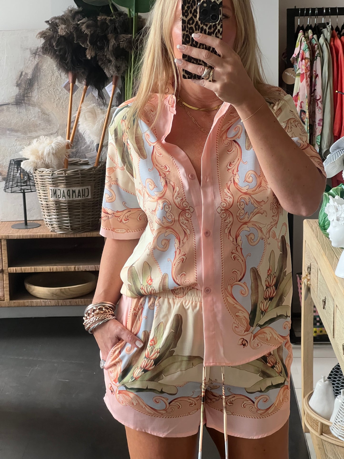 Positano Shirt & Shorts Set