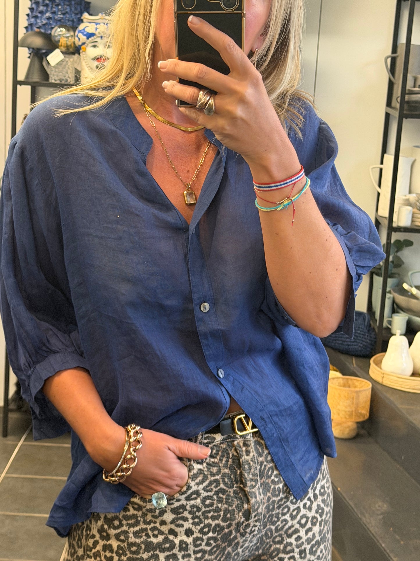 Linen Travel Shirt - choose your colour