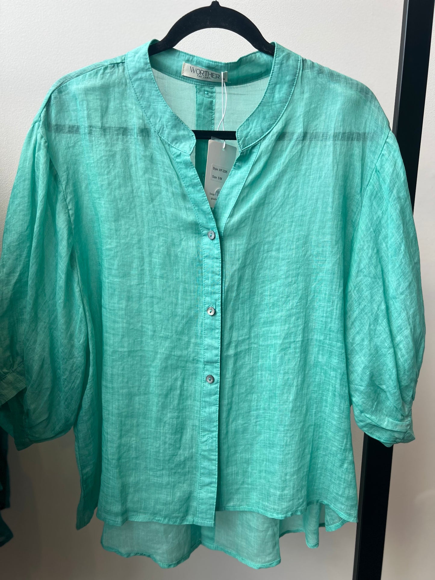 Linen Travel Shirt - choose your colour
