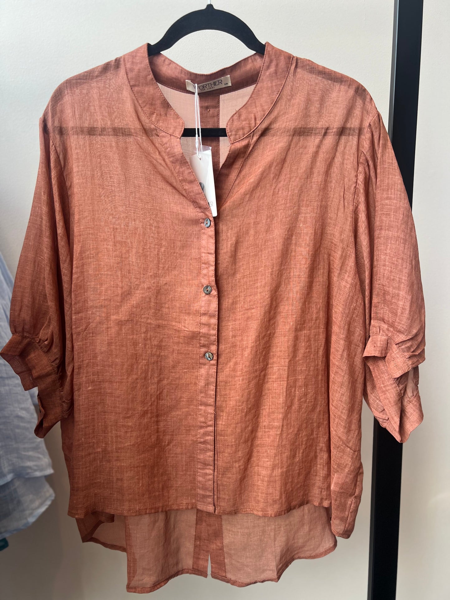 Linen Travel Shirt - choose your colour