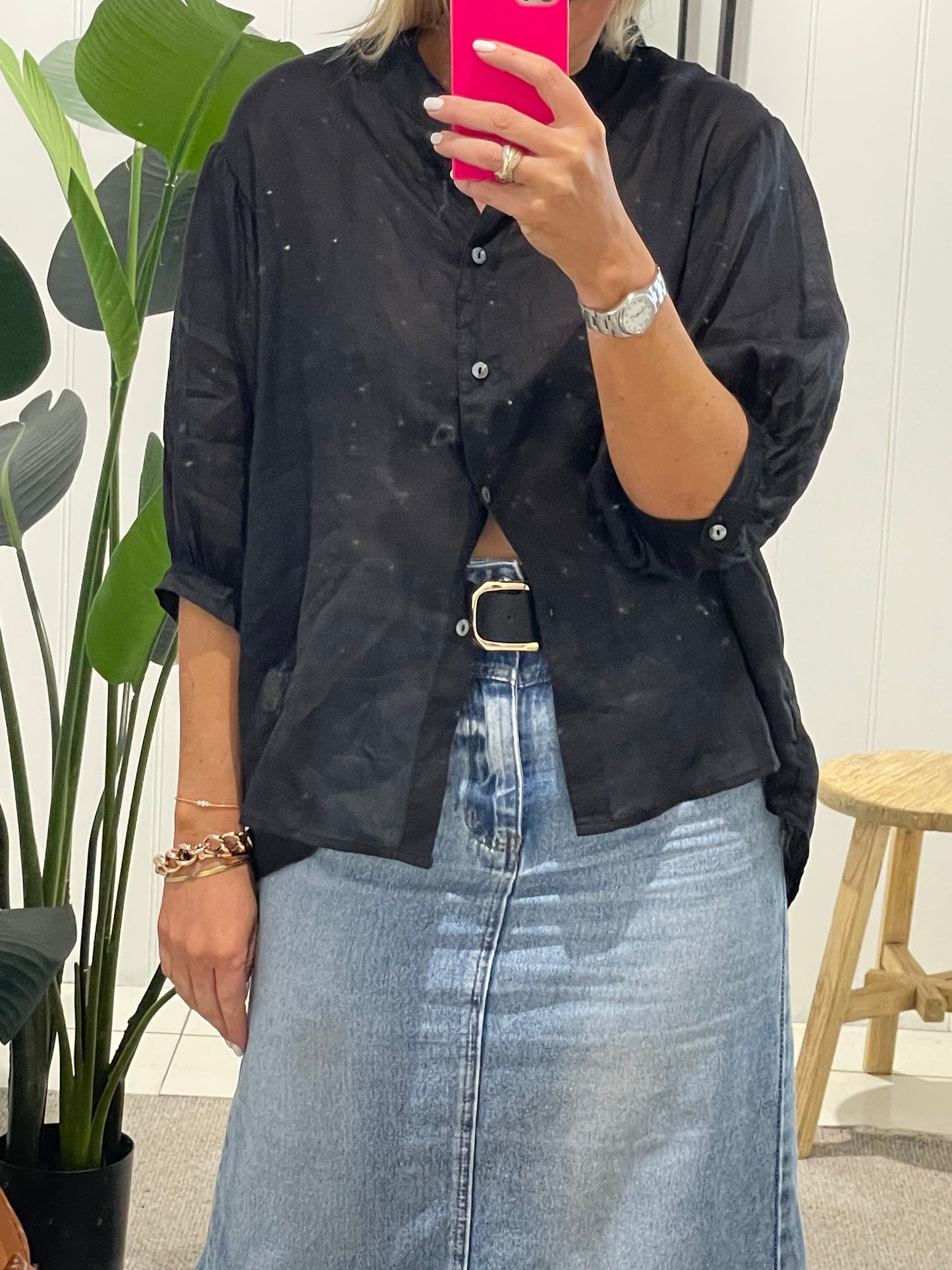 Linen Travel Shirt - choose your colour