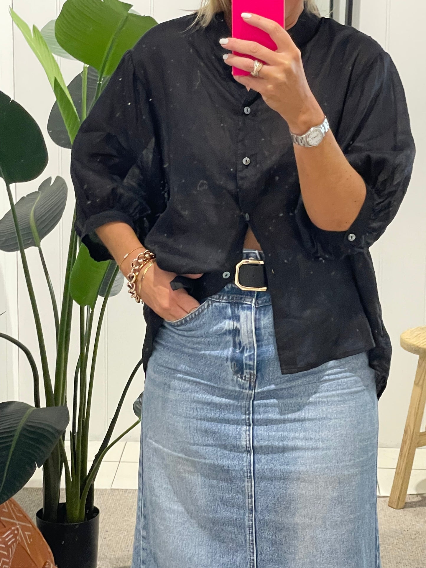 Linen Travel Shirt - choose your colour